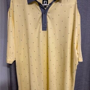FootJoy Men's Yellow Polo Shirt